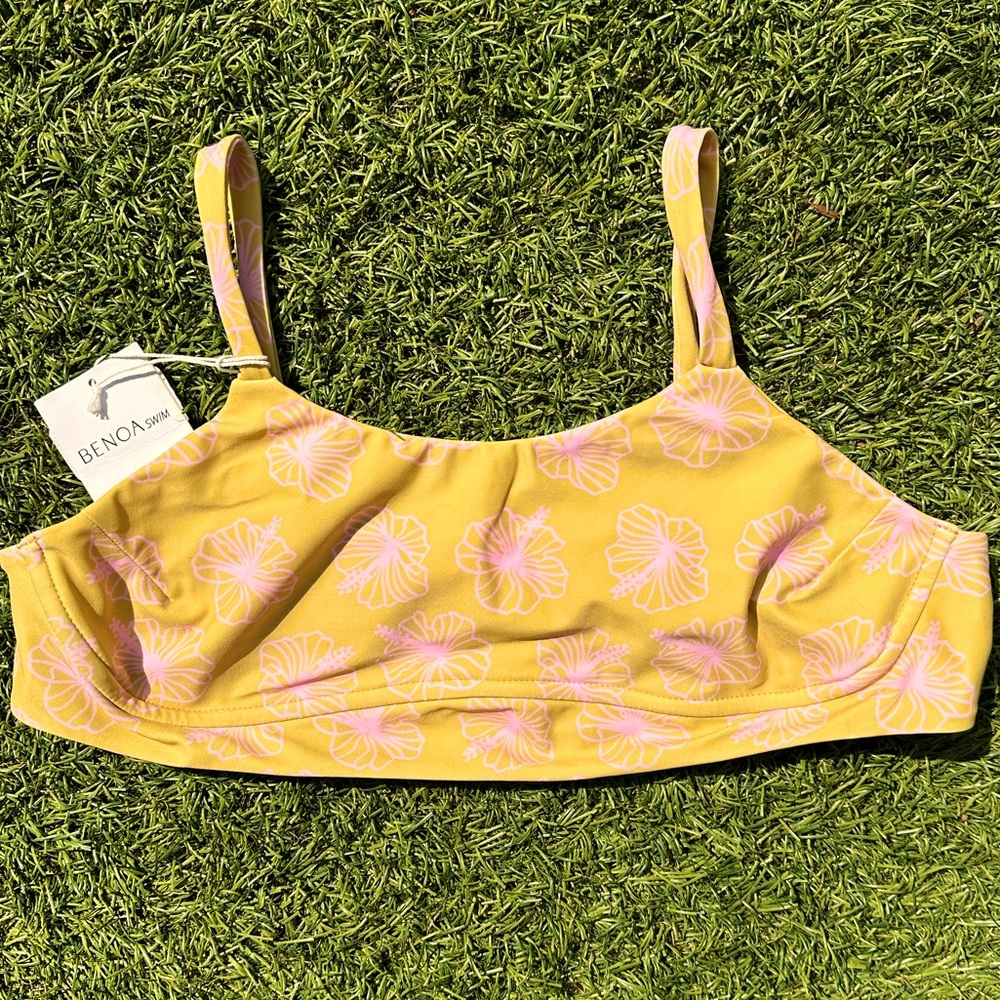 Benoa Swim • Brooke Top - Honey Hibiscus